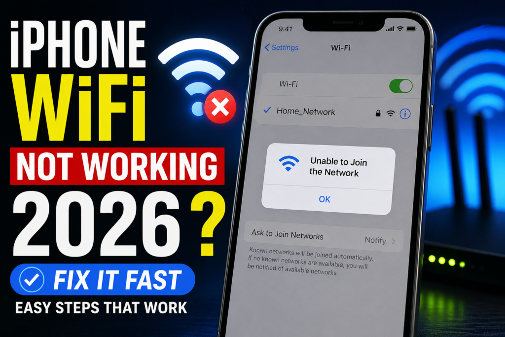 iPhone WiFi Not Working 2026