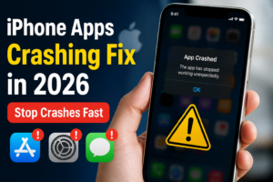 iPhone apps crashing fix in 2026