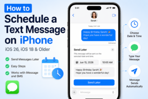 How to Schedule a Text Message on iPhone