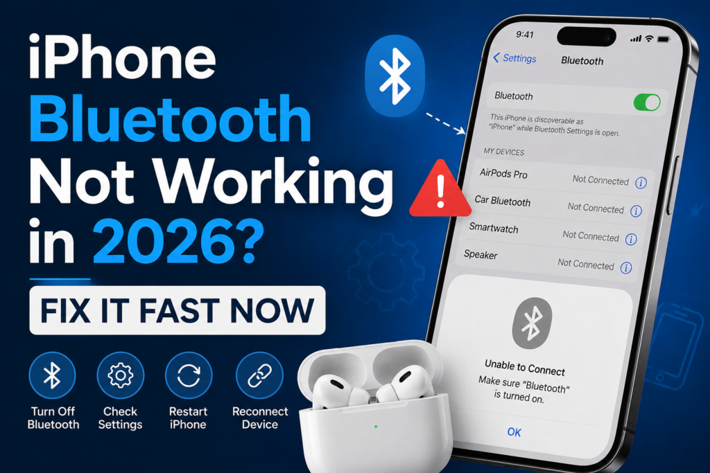 iPhone Bluetooth not working in 2026